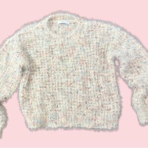 Lush Textured Cream Sweater